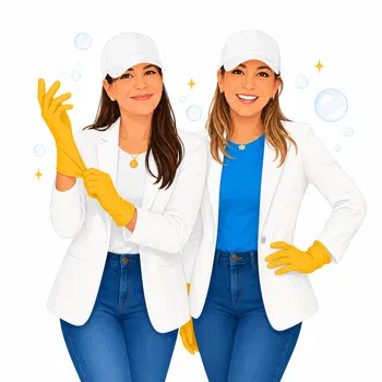 Luxors Cleaning team with gloves ready to work
