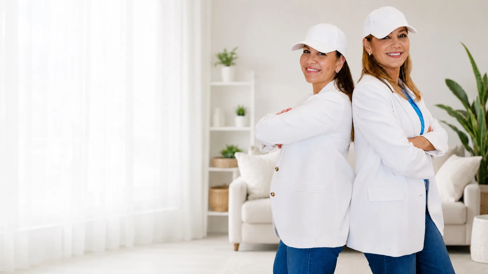 Luxors Cleaning team member cleaning a Houston home